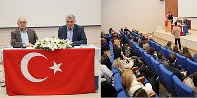 Cumhur İttifakı AK Parti Maltepe Belediye Başkan Adayı Kadem Ekşi, üniversiteden hocası Prof. Dr. Mikdat Kadıoğlu ile birlikte 'Deprem Gerçekleri ve Maltepe' söyleşine katıldı