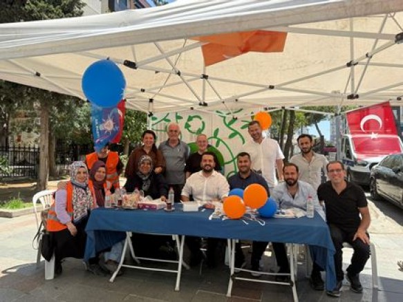 AK Parti Kartal'dan Orhantepe de saha çalışması