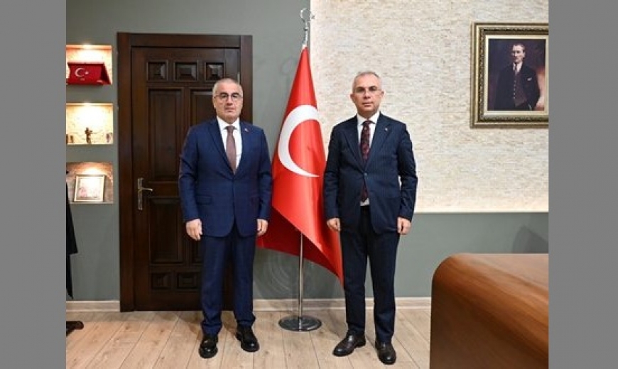 ERDOĞAN AKKAYA'DAN KAYMAKAM TİRYAKİ'YE VEFA ZİYARETİ 