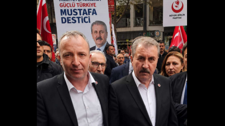 ALİ YURT'DAN, BBP GENEL BAŞKANI MUSTAFA DESTİCİ'YE HAYIRLI OLSUN  MESAJI