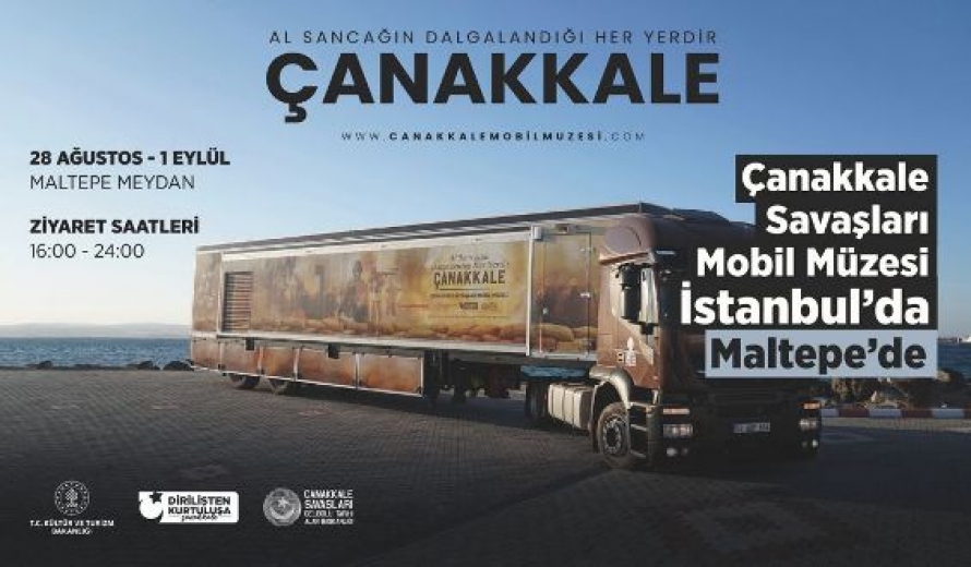 Çanakkale Savaşları Mobil Müze Tırına Maltepe'de Büyük İlgi