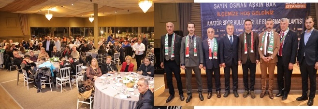 Maltepe Belediye Başkan Adayı Kadem Ekşi ve Bakan Osman Bak’tan, amatör spor kulüplerine müjde
