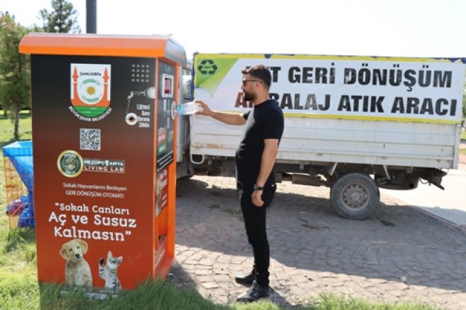 Şanlıurfa Büyükşehir Belediyesi'nden minik dostlara “Mamamatik” otomatları 