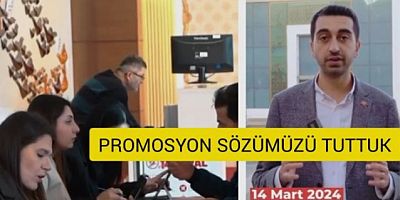 BAŞKAN BİNGÖL,BANKA PROMOSYONU SÖZÜMÜZÜ TUTTUK 