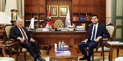 Başkan Bingöl Sağlık Bilimleri Üniversitesi Rektörü ile görüştü