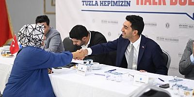 Başkan Bingöl'ün ‘Söz Senin, Tuzla Hepimizin’ sloganıyla başlattığı halk buluşmaları devam ediyor