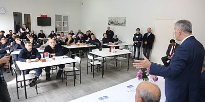 Cumhur İttifakı AK Parti Maltepe Belediye Başkan Adayı Kadem Ekşi’den fabrika ziyareti