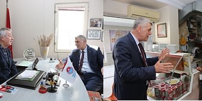 Cumhur İttifakı AK Parti Maltepe Belediye Başkan Adayı Kadem Ekşi muhtarlığı ziyaret etti, esnafı dinledi