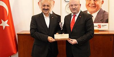 CUMHUR İTTİFAKI KARTAL BELEDİYE BAŞKAN ADAYI KARAKAYA, SAADET PARTİSİNİ ZİYARET ETTİ