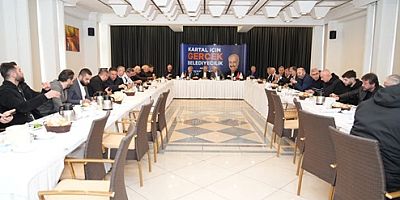 CUMHUR İTTİFAKI KARTAL BELEDİYE BAŞKAN ADAYI KARAKAYA   SPOR KULÜPLERİNİ KAHVALTIDA AĞIRLADI