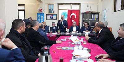 CUMHUR İTTİFAKI KARTAL BELEDİYE BAŞKAN ADAYI MİMAR HÜSEYİN KARAKAYA, BARFED’İ ZİYARET ETTİ