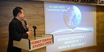 Dr. Şadi Yazıcı, Mehmet Tekinalp Anadolu Lisesi'ni ziyaret etti