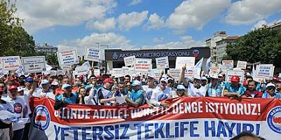 EĞİTİM-BİR-SEN; GELİRDE ADALET, ÜCRETTE DENGE İSTİYORUZ YETERSİZ TEKLİFE HAYIR 