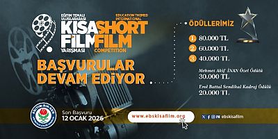 EĞİTİM TEMALI 9. ULUSLARARASI KISA FİLM YARIŞMASINA BAŞVURULAR DEVAM EDİYOR 
