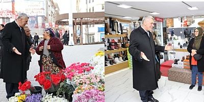Kadem Başkan, Feyzullah Mahallesi esnafıyla dertleşti