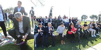 Kadem Başkan gençlerle şarkı söyledi, horon tepti
