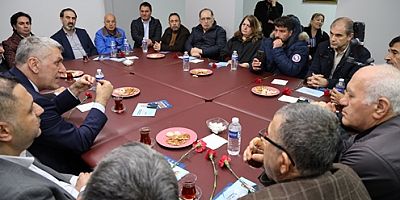 Kadem Başkan, site sakinlerinin imar problemlerini dinledi