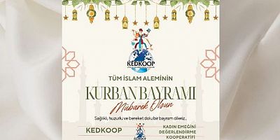 KEDKOOP Kadın Emeğini Değerlendirme Kooperatifi Kurban Bayramı Mesajı