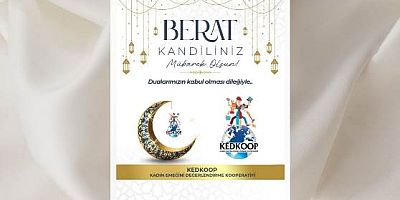 (KEDKOOP) Kadın Emeğini Değerlendirme Kooperatifi’nden Berat Kandili Mesajı