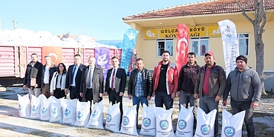 KIRSALDA TARIMA BÜYÜK DESTEK:  HASAT ÜRÜNLERİ ÇİFTÇİYE ULAŞTIRILDI