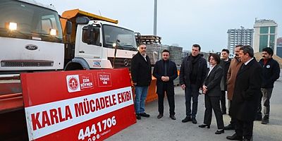 Maltepe Belediyesi karla mücadele ekibi kara hazır 