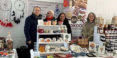 Maltepe kadın el emeği pazarında, KEDKOOP standını mutlaka görmelisiniz