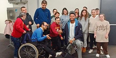 Maltepe’nin engelleri aşan çocukları basketbol maçında