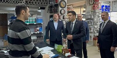 MHP Maltepe ilçe başkanı Aykut Doğan Esenkent Esnafını Ziyaret Etti 