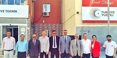 MORİTANYA HEYETİNDEN ATALAR MESLEKİ VE TEKNİK ANADOLU LİSESİNE ZİYARET