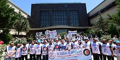 ÖZ SAĞLIK İŞ SENDİKASI Gökhan Öznur sert konuştu “Emeğimizin Hakkını İstiyoruz