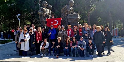 Türk Anneler Derneği Maltepe Şubesi Annelerinden Çanakkale Destanının yazıldığı kutsal topraklara ziyaret 