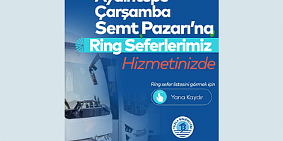 Tuzla Belediyesi Aydıntepe Çarşamba Semt Pazarı’na Ring Seferleri Başlıyor! 