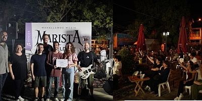 Tuzla Belediyesi’nin 'Mahallemde Müzik' etkinliklerinde grup Marista sahne aldı