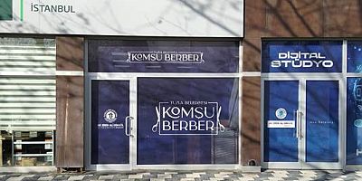 Tuzla’nın ‘Komşu Berber’i Şelale Park’ta hizmet vermeye başladı