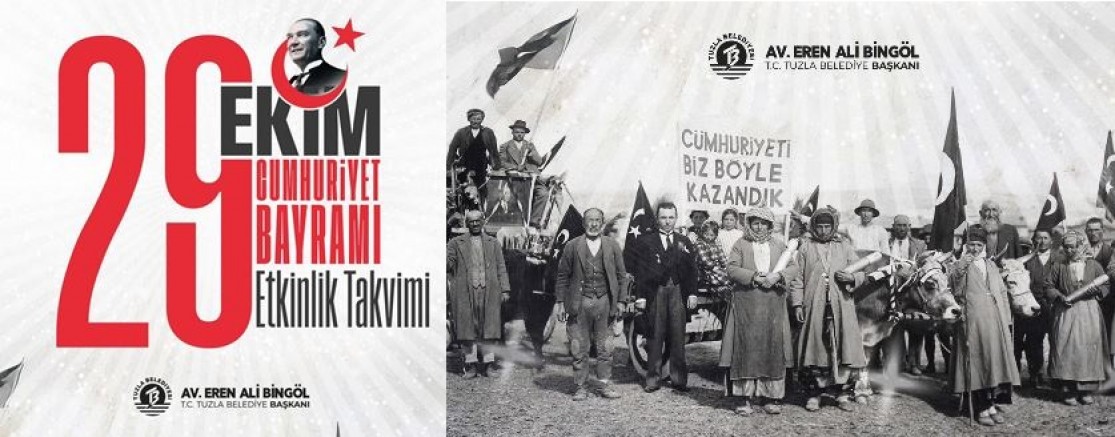 Tuzla Belediyesi 29 Ekim Cumhuriyet Bayramı’nı çeşitli etkinliklerle kutluyor
