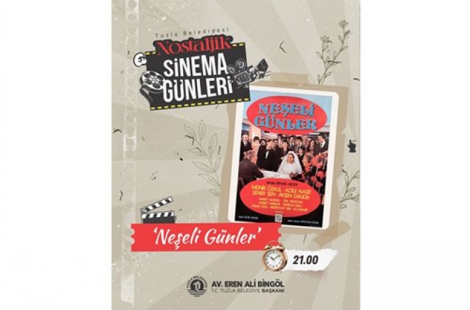 Tuzla’da nostalji dolu sinema geceleri Ağustos’ta da devam ediyor